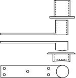 軸回し柄杓型（じくまわし　ひしゃくがた）　図