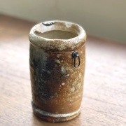本茶室 赤銅めっき 花籠カン 室金物